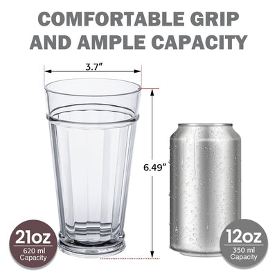 21oz Liberty Highball Tumbler Set – 4 Piece - bzyoo