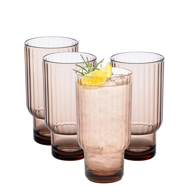 22oz Serenity Highball Tumbler Set – 4 Piece - bzyoo