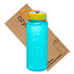 36oz HydroPop Water Bottle w/ Strap and Measurement - Blue - bzyoo
