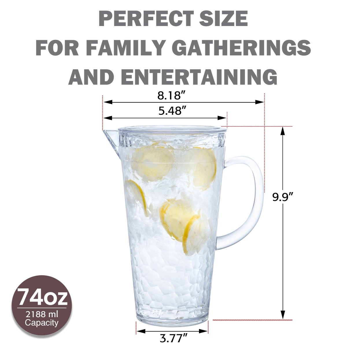 74oz ChillCraft Clear Pitcher - bzyoo