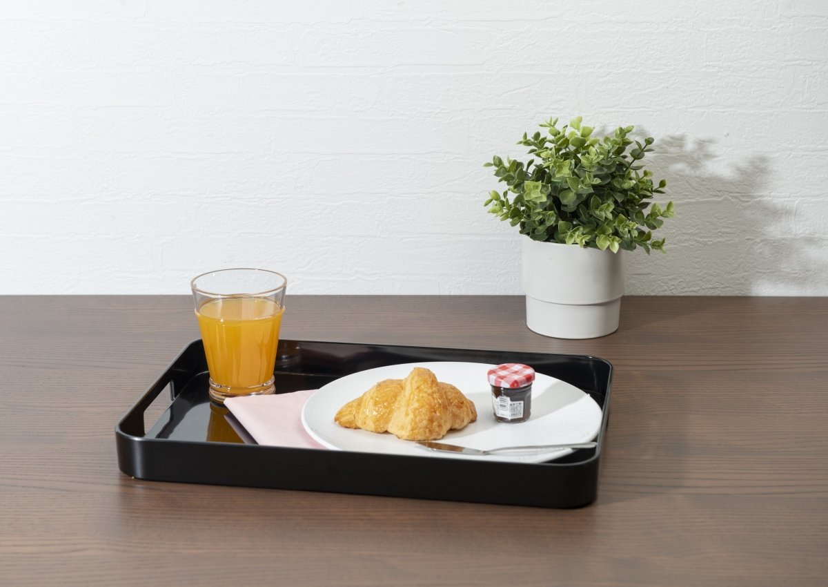 Bzyoo 11.5 x 16 Inch Large Rectangle Melamine Serving Tray - bzyoo