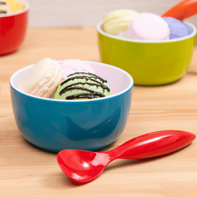 Bzyoo ColorPop Melamine Spoon Set – 6 Vibrant Colors - bzyoo