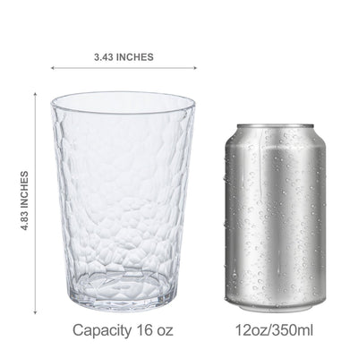 ChillCraft Clear DOF Tumbler 8PC - bzyoo